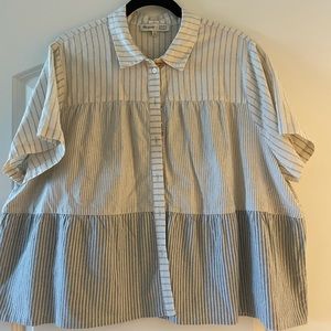 Cute Madewell babydoll top!